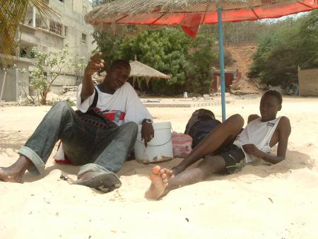 Fallou et Bamba en pléine lune